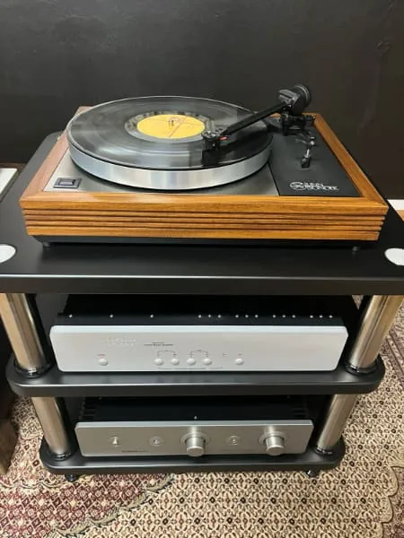 A mint LP12 with black Ittok arm